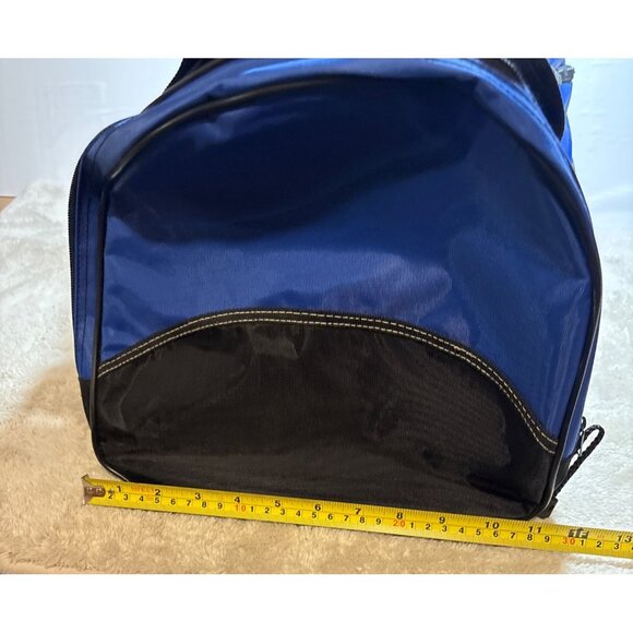 Blue & Yellow Bell Sports Duffel Bag Mesh Pockets & Adjustable Strap Travel 22" - Picture 11 of 11